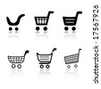 Shopping Cart Icon Vector