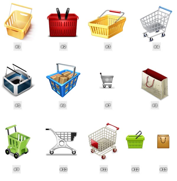 Shopping Cart Icons Free