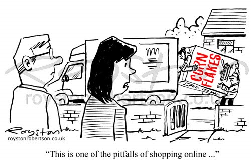 Shopping Cartoons Images