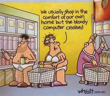 Shopping Centre Cartoon