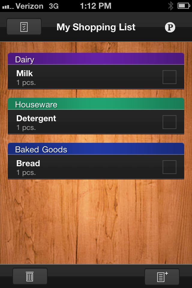 Shopping List App Free