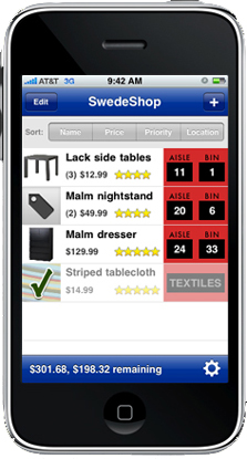 Shopping List App Iphone