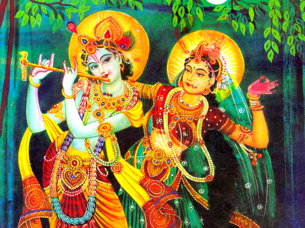 Shri Krishna Radha Wallpaper