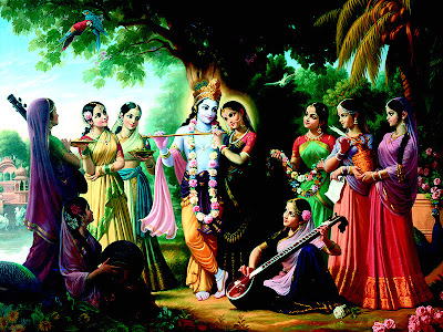 Shri Krishna Radha Wallpaper