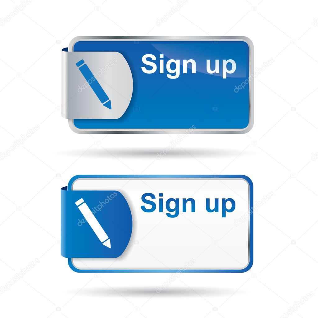 Sign Up Icon Vector