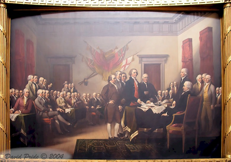 Signing The Declaration Of Independence Painting