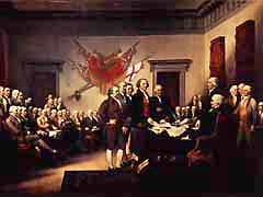 Signing The Declaration Of Independence Painting