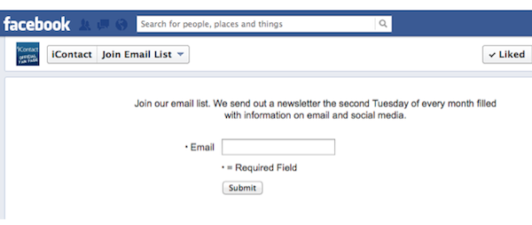 Signup With Facebook Examples