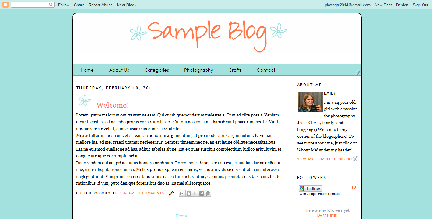 Simple Blogspot Templates