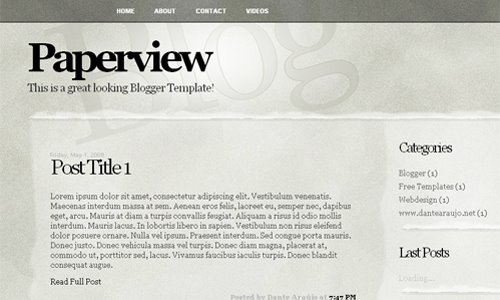 Simple Blogspot Templates