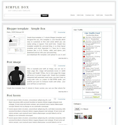 Simple Blogspot Templates Free