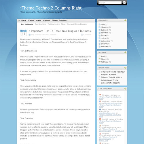 Simple Blogspot Templates Html