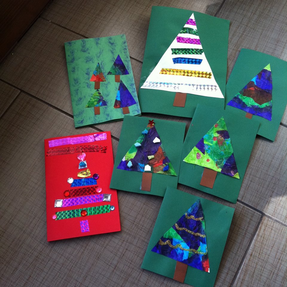 Simple Christmas Cards To Make With Children