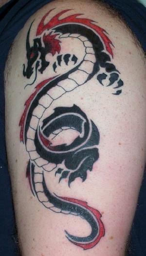 Simple Dragon Tattoo Designs For Women