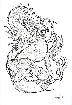 Simple Dragon Tattoo Designs For Women