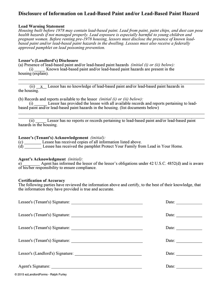 Simple Rental Agreement Form