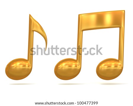 Single Music Notes Symbols