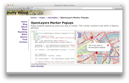 Site Map Example Html