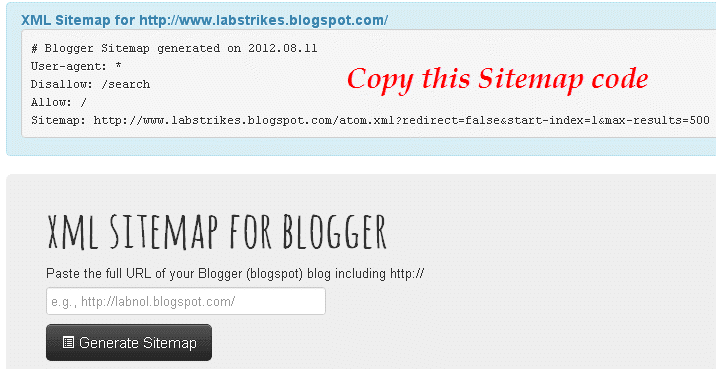 Sitemap Generator Google Xml