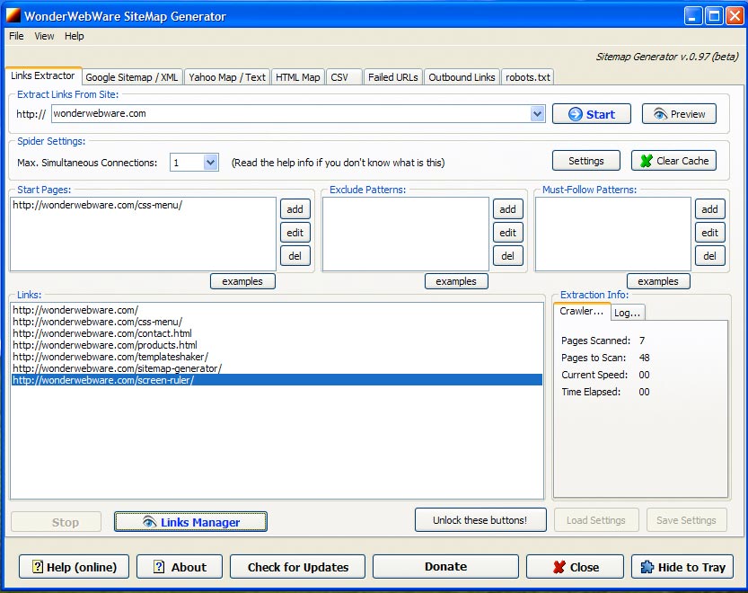 Sitemap Generator Google Xml