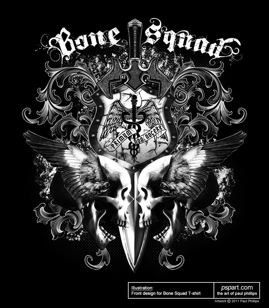 Skills And Bones T Shirt