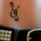 Small Music Tattoos For Girls