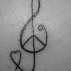 Small Musical Tattoos For Girls