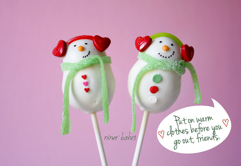 Snowman Cake Pops Recipe