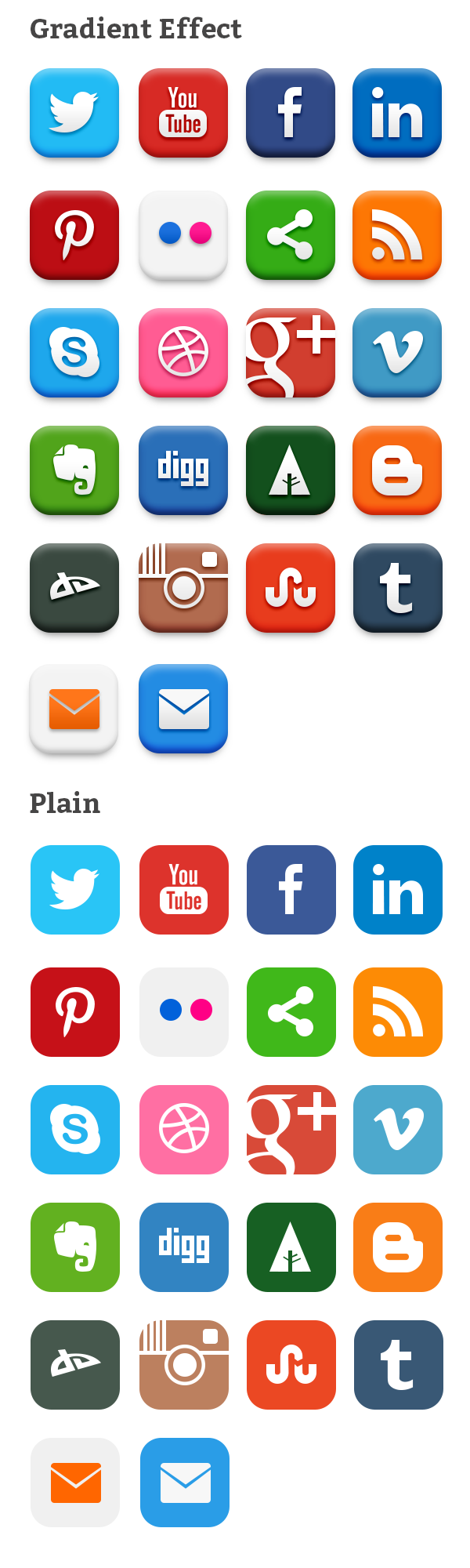 Social Media Buttons