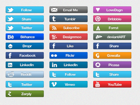 Social Media Buttons