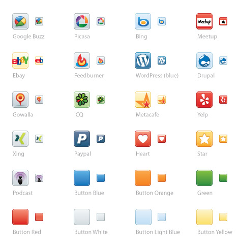 Social Media Buttons Download