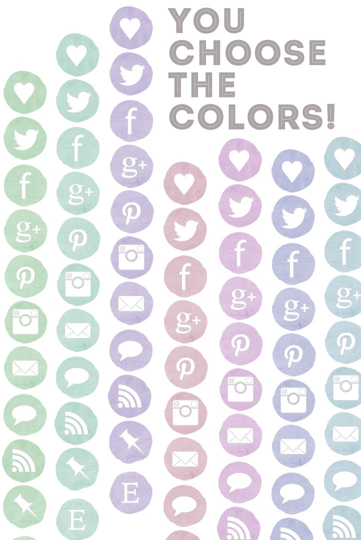 Social Media Buttons For Blog