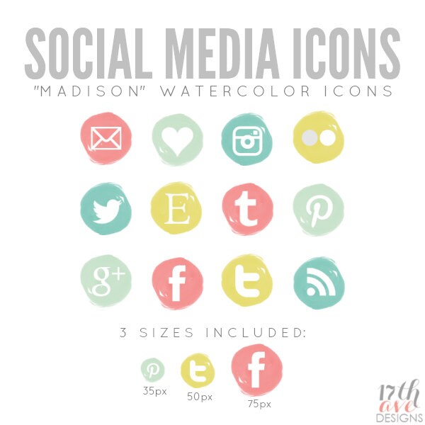 Social Media Buttons For Blog