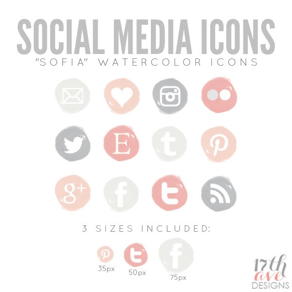 Social Media Buttons For Blog