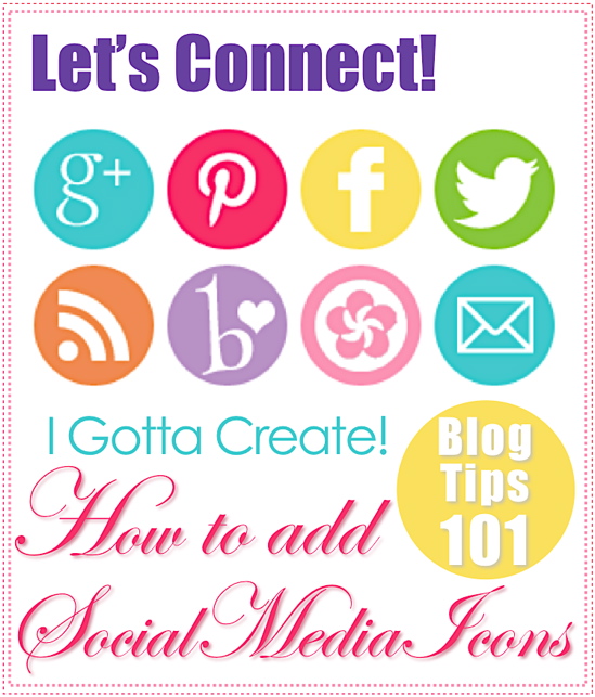 Social Media Buttons For Blog