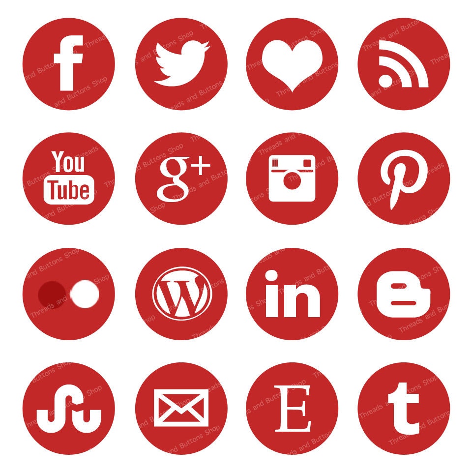 Social Media Buttons For Blog