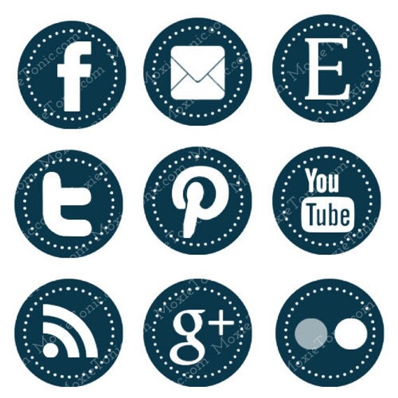 Social Media Buttons For Blog