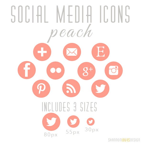 Social Media Buttons For Blogger