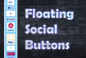 Social Media Buttons For Blogger Posts