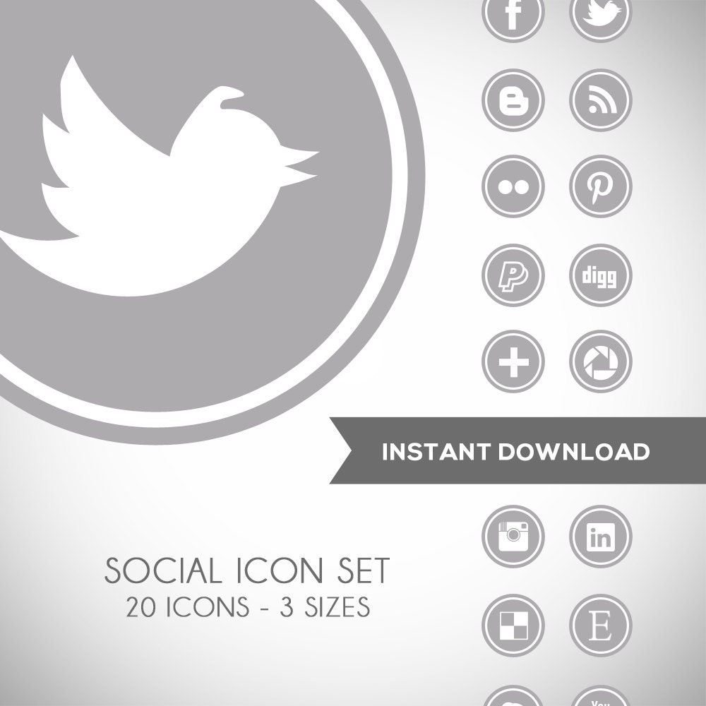 Social Media Buttons For Email