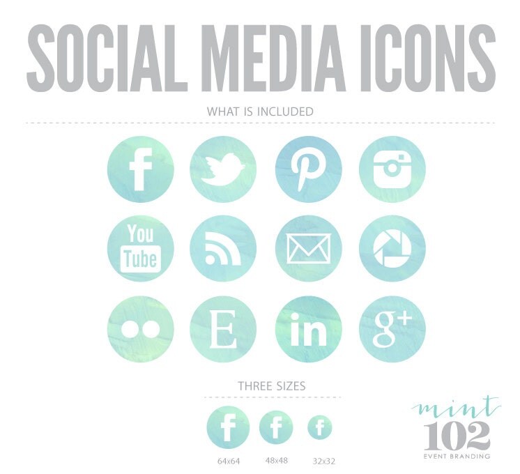 Social Media Buttons Instagram