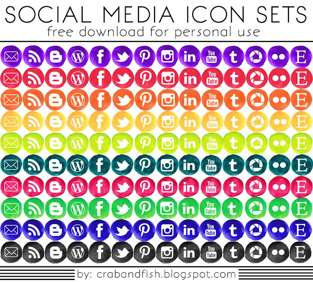 Social Media Buttons Instagram