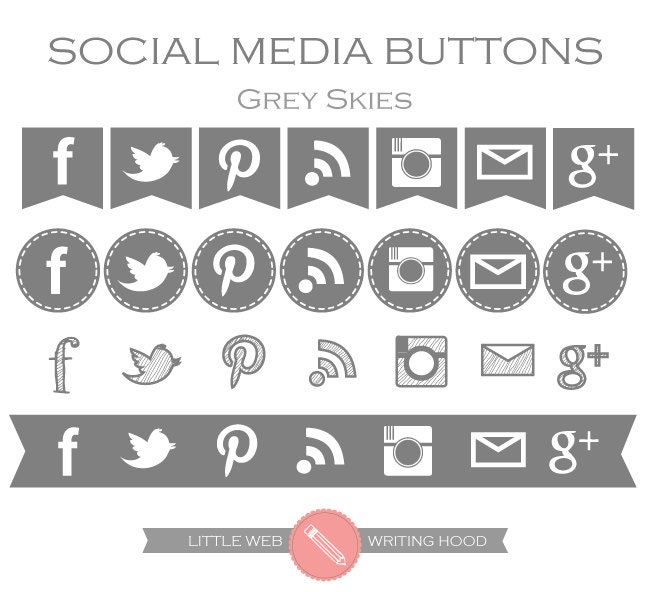 Social Media Buttons Instagram