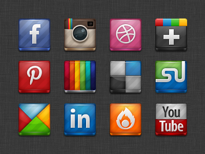 Social Media Buttons Instagram