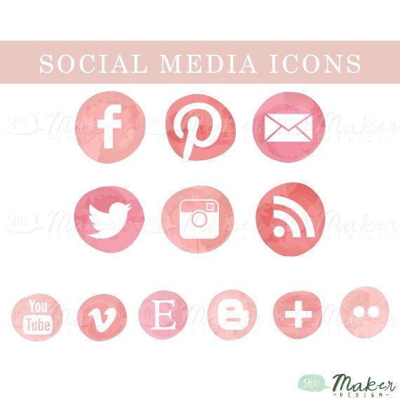 Social Media Buttons Instagram