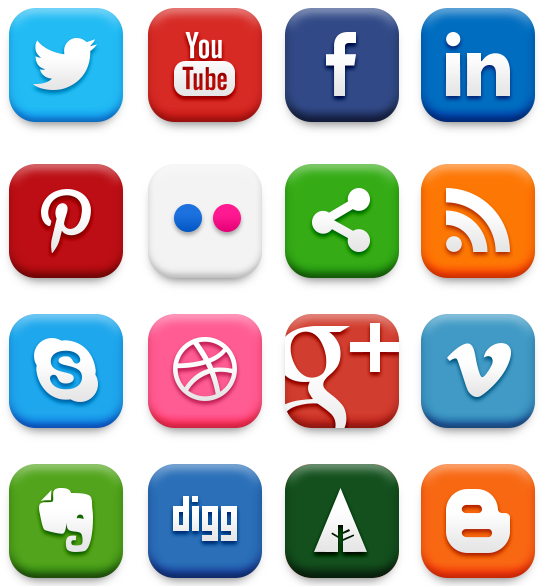 Social Media Icons Png Download