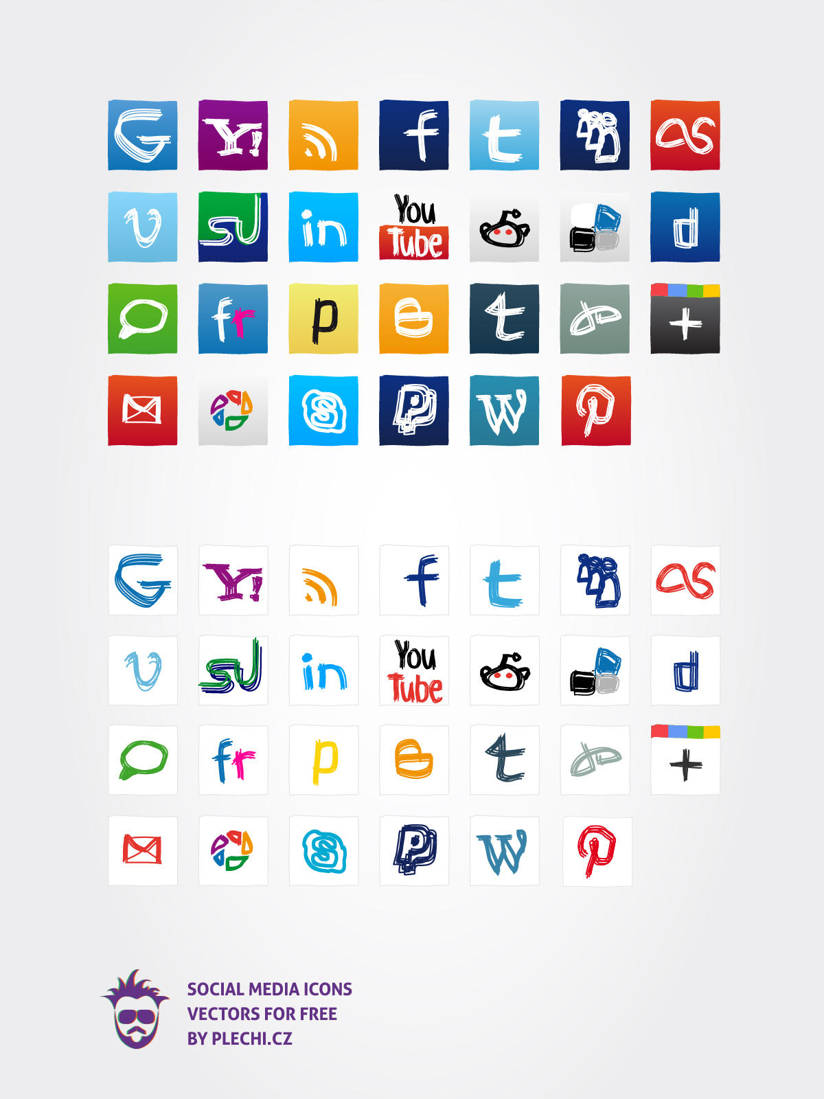 Social Media Icons Vector