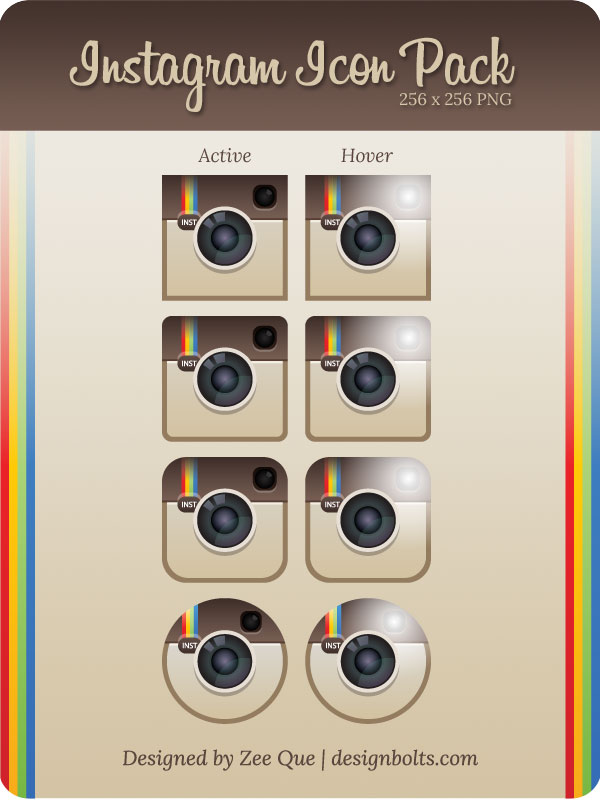 Social Media Icons Vector Instagram