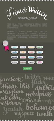 Social Media Icons Vector Pinterest