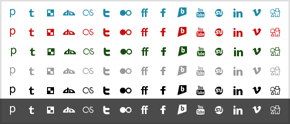 Social Media Icons White Png